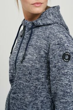 OXMO Outdoor Jassen Fleece Jas Kaira Dames Zwart -Schmuddelwedda Winkel 00688c1d8e3e4db3155a1c5d006ec056