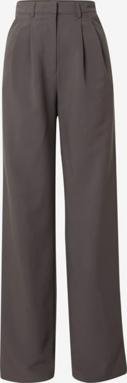 Bandplooibroeken Regular Bandplooibroek Elena Dames Donkergrijs