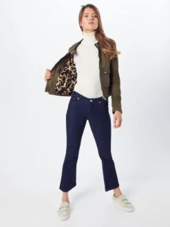 Maze Leren Jassen Tussenjas Hamill Dames Olijfgroen -Schmuddelwedda Winkel 0af23242963fc38531884e4b953ba350