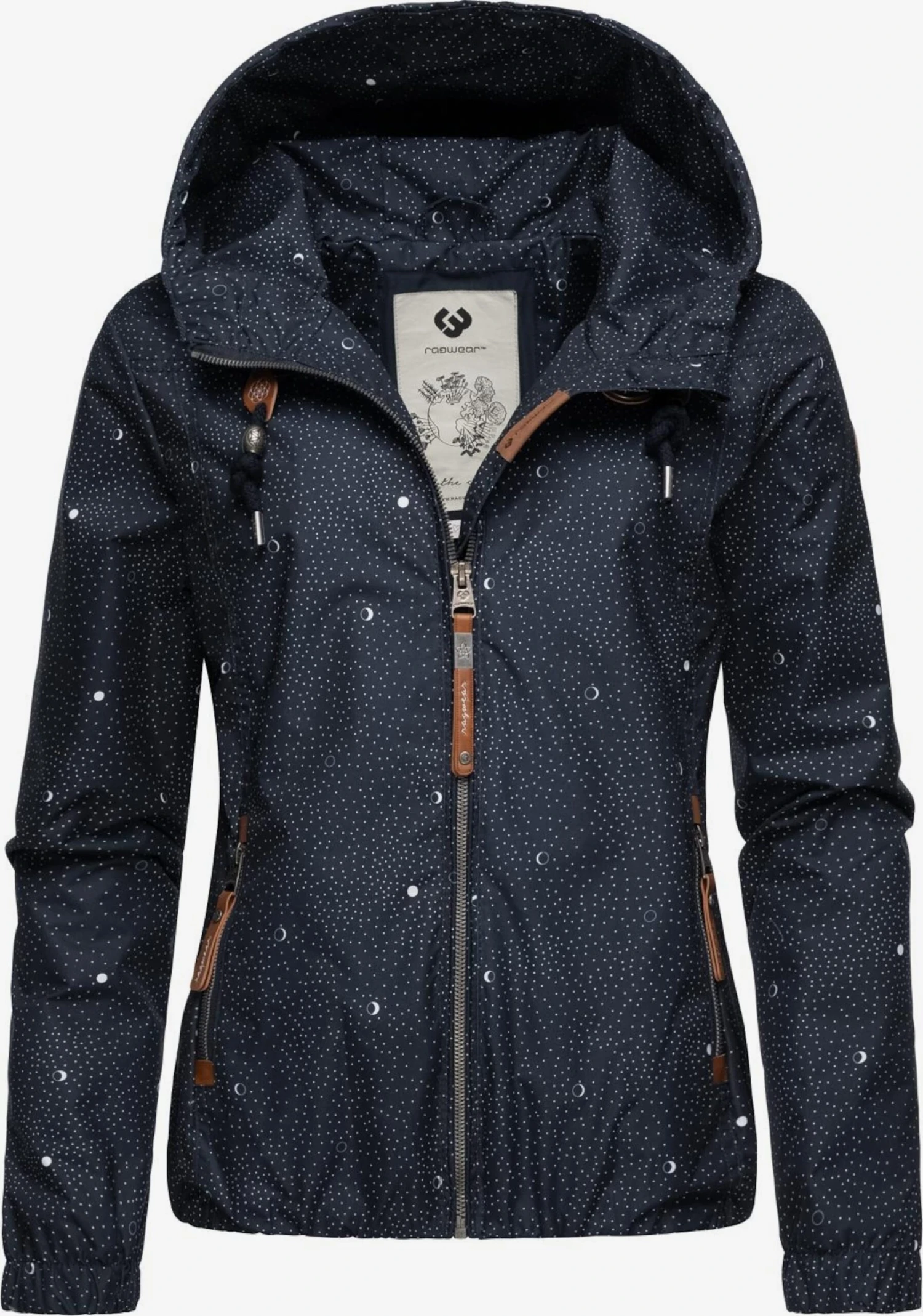 Ragwear Outdoor Jassen Functionele Jas Darow Dames Nachtblauw 3 Ragwear Outdoor Jassen Functionele Jas Darow Dames Nachtblauw