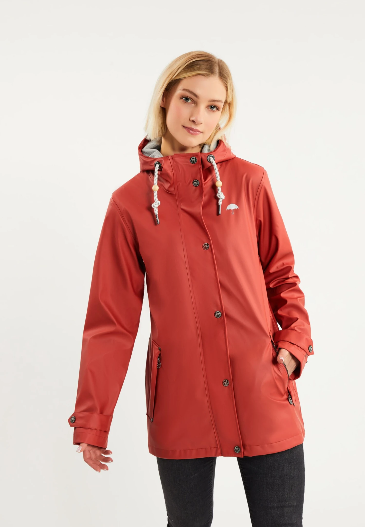 Schmuddelwedda Outdoor Jassen Functionele Jas Dames Pastelrood 4 Schmuddelwedda Outdoor Jassen Functionele Jas Dames Pastelrood - Afbeelding 2