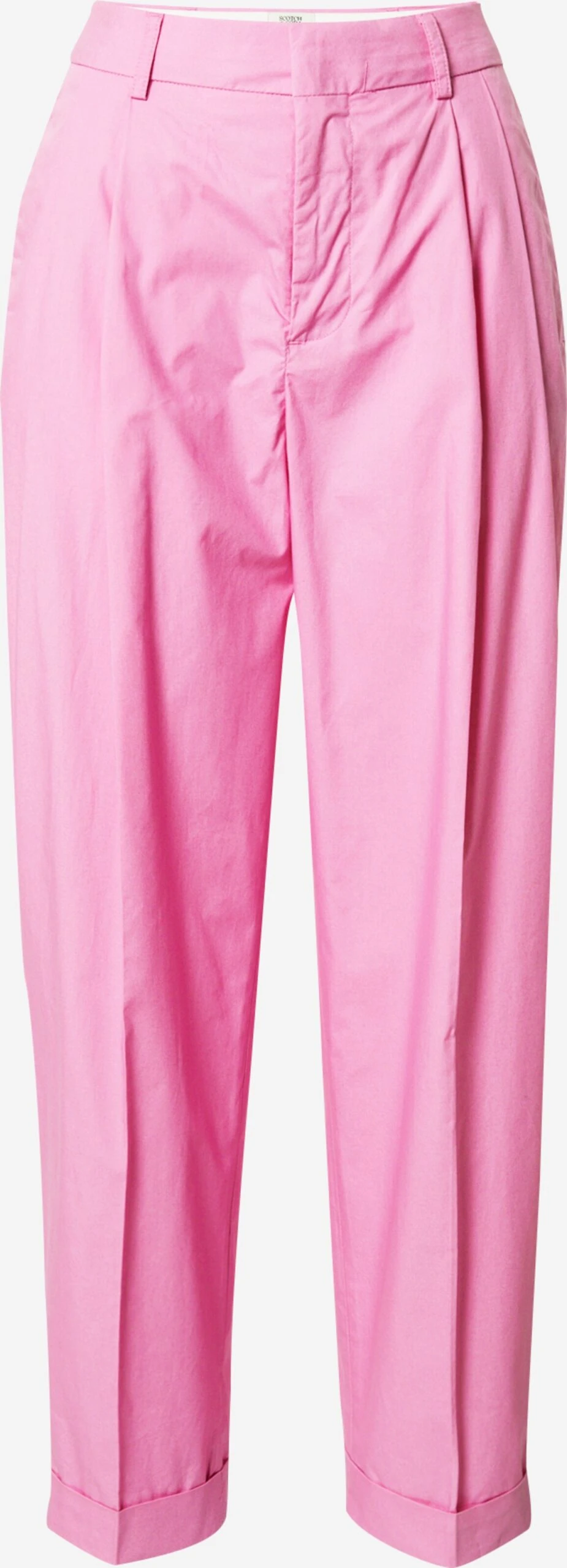 Scotch & Soda Bandplooibroeken Loosefit Bandplooibroek Mila Dames Lichtroze 3 Scotch & Soda Bandplooibroeken Loosefit Bandplooibroek Mila Dames Lichtroze