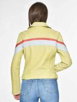 Maze Leren Jassen Tussenjas Reedley Dames Geel -Schmuddelwedda Winkel 11ce12fdaf104e26853dbc3397913399