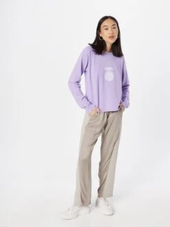 Sweatshirts Sweatshirt Dames Lila / Lavendel -Schmuddelwedda Winkel 159a578d9caf3969c9c0a8b034106046