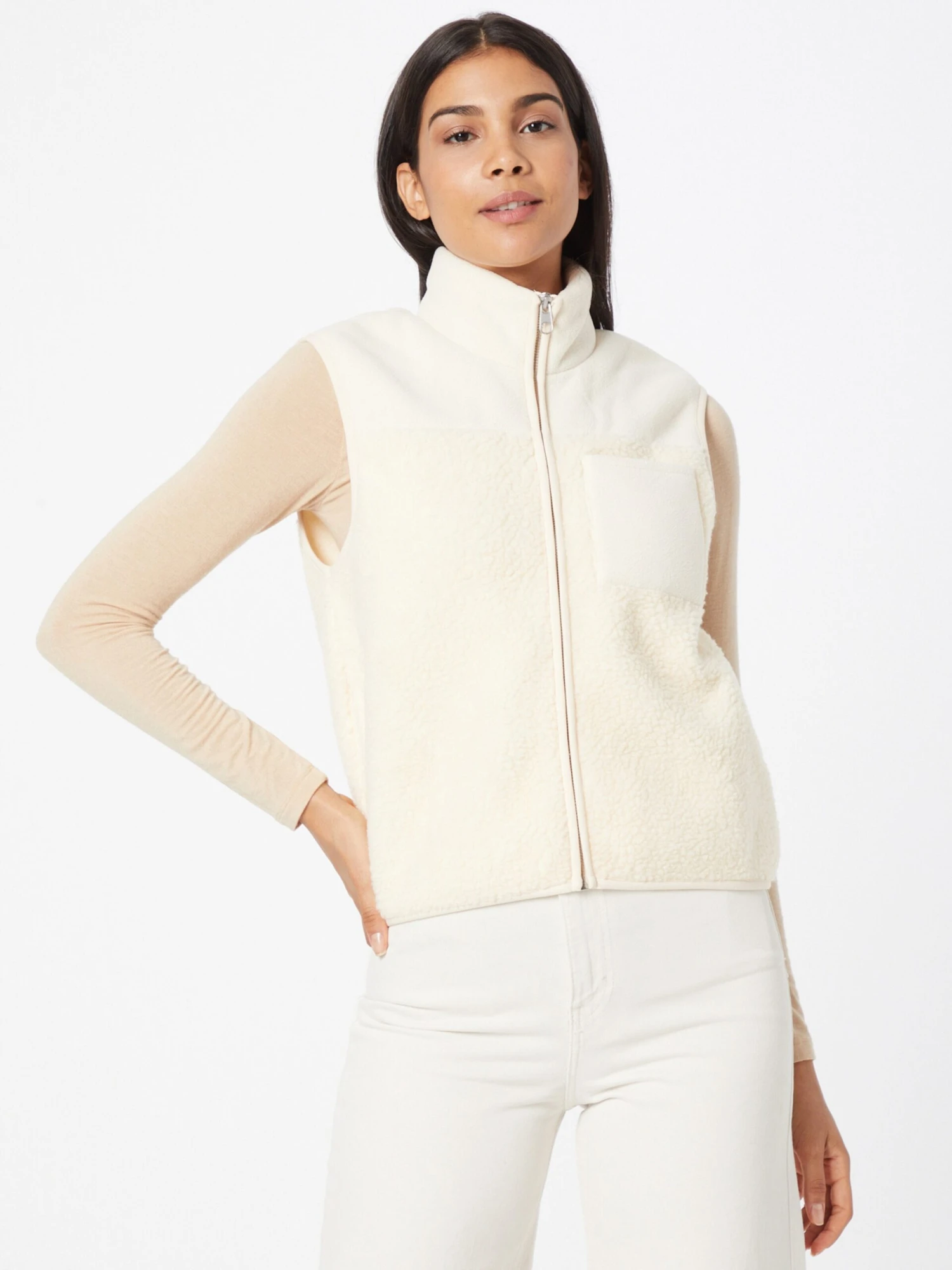 Pieces Bodywarmers Bodywarmer Sadie Dames Crème 3 Pieces Bodywarmers Bodywarmer Sadie Dames Crème - Afbeelding 2