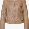 Maze Leren Jassen Tussenjas Grenada Dames Lichtbeige