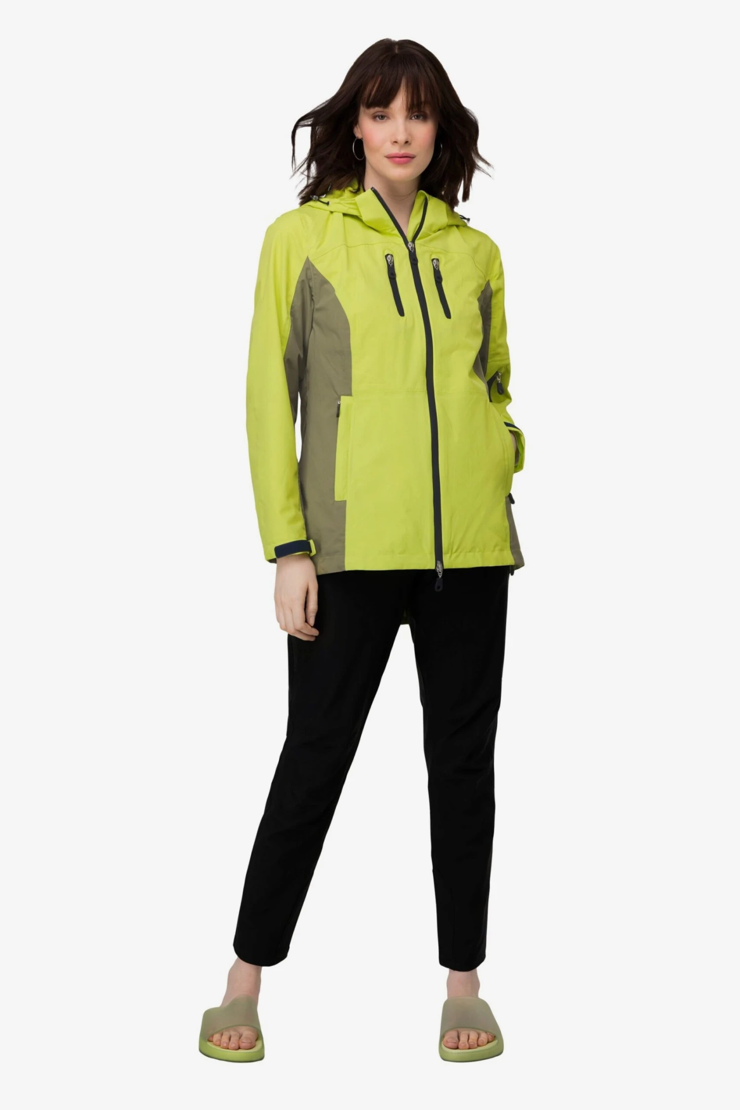 Outdoor Jassen Functionele Jas Dames Lichtgroen 4 Outdoor Jassen Functionele Jas Dames Lichtgroen - Afbeelding 2