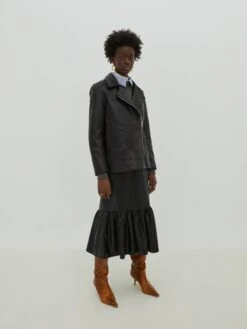 EDITED Leren Jassen Tussenjas Carly Dames Zwart -Schmuddelwedda Winkel 1d3b897c2ff669fbe3c5749b7ad03154