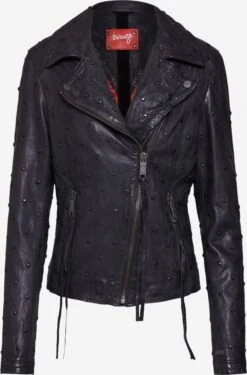 Maze Leren Jassen Tussenjas Heart Dames Zwart