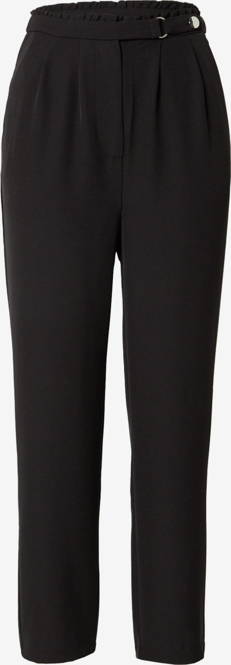 About You Bandplooibroeken Tapered Bandplooibroek Meline Dames Zwart 3 About You Bandplooibroeken Tapered Bandplooibroek Meline Dames Zwart