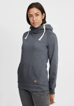 OXMO Hoodies Sweatshirt Julia Dames Duifblauw -Schmuddelwedda Winkel 28bb5fbe65f94e50a3e22eae309f6d83
