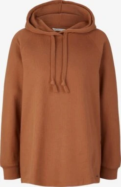 TOM TAILOR Denim Hoodies Sweatshirt Dames Bruin