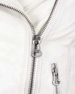 Maze Leren Jassen Tussenjas Ibiza Dames Wit -Schmuddelwedda Winkel 2b24a0eac413cbe914e05c58296cb45e