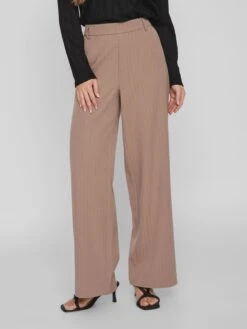 Vila Bandplooibroeken Wide Leg Bandplooibroek Dames Bruin / Pueblo -Schmuddelwedda Winkel 2bb432a84eb0c60de8bc6e19b94d3c55