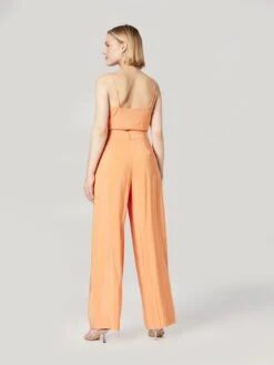 Bandplooibroeken Wide Leg Bandplooibroek Jule Dames Oranje -Schmuddelwedda Winkel 2cb6da914206adb813fce9142522966a