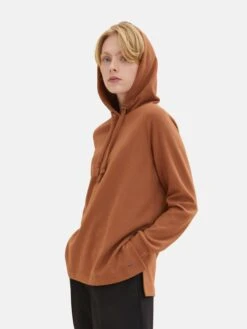 TOM TAILOR Denim Hoodies Sweatshirt Dames Bruin -Schmuddelwedda Winkel 2d3f92ec63e9a7299f5a21cdc74b5dd4