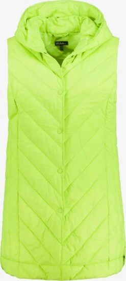 Ulla Popken Bodywarmers Bodywarmer Dames Geel
