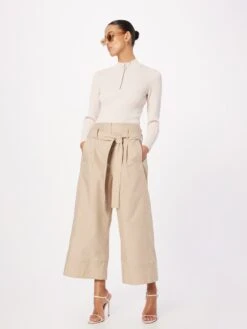 3.1 Phillip Lim Bandplooibroeken Wide Leg Bandplooibroek Dames Kaki 11 3.1 Phillip Lim Bandplooibroeken Wide Leg Bandplooibroek Dames Kaki -Schmuddelwedda Winkel 34df4aec9499a0218d2c3a9da50bb3bc