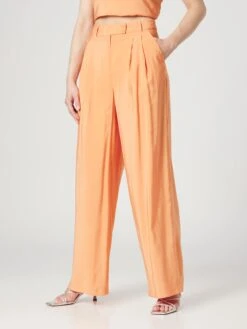 Bandplooibroeken Wide Leg Bandplooibroek Jule Dames Oranje -Schmuddelwedda Winkel 3528930985ed9151151ddfbb06a4bc80