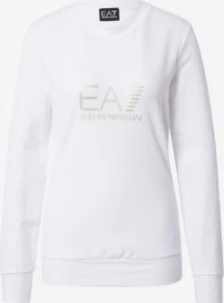 EA7 Emporio Armani Sweatshirts Sweatshirt Dames Wit