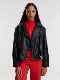 EDITED Leren Jassen Tussenjas Jakoba Dames Zwart 12 EDITED Leren Jassen Tussenjas Jakoba Dames Zwart -Schmuddelwedda Winkel 3bf555f060bc3b60bad54acc46dbd74f