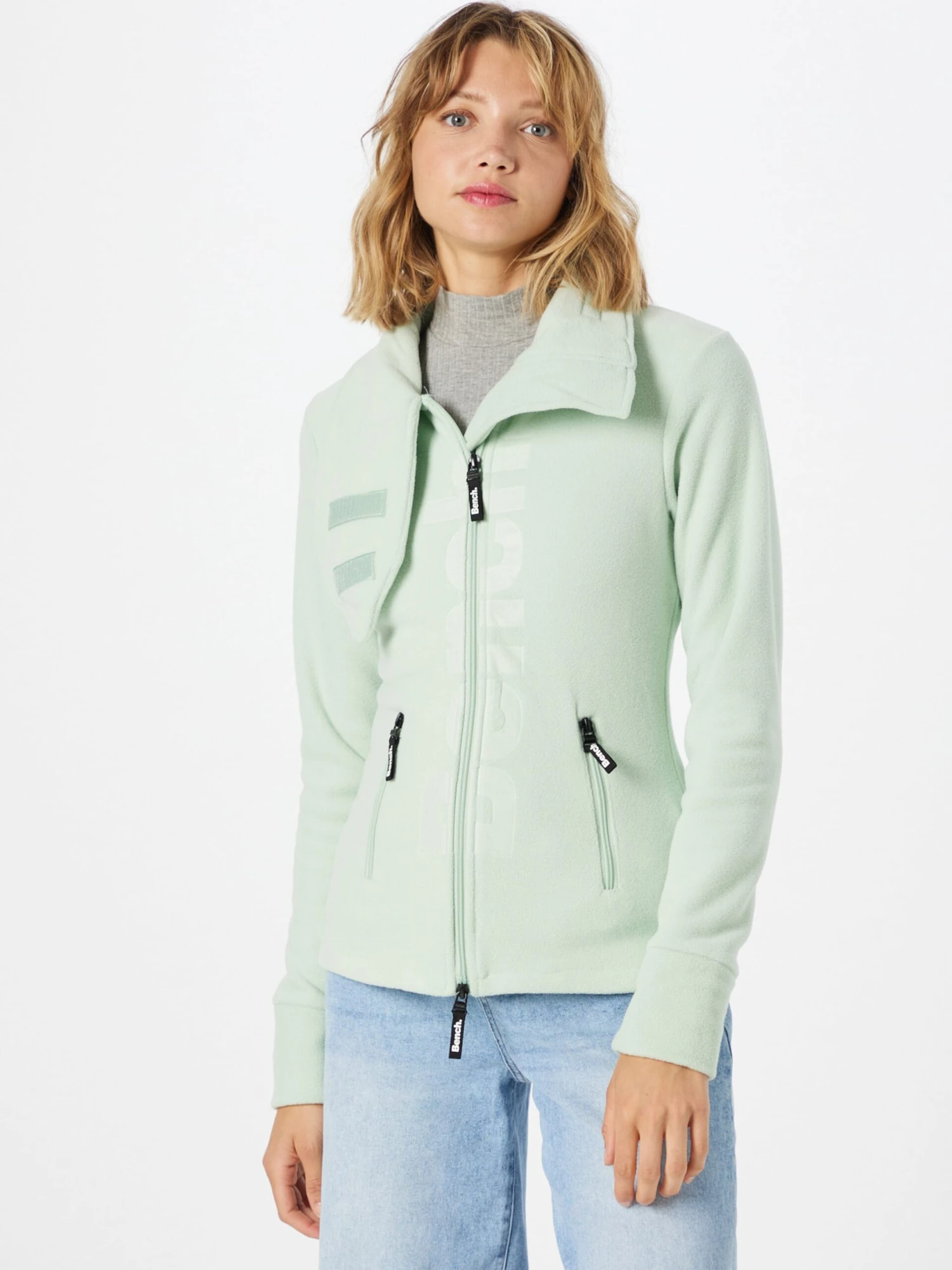 Bench Outdoor Jassen Fleece Jas Dames Groen / Mintgroen 4 Bench Outdoor Jassen Fleece Jas Dames Groen / Mintgroen - Afbeelding 2