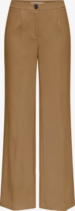 ONLY Bandplooibroeken Wide Leg Bandplooibroek WENDY Dames Lichtbruin