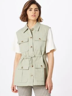 MOSS COPENHAGEN Bodywarmers Bodywarmer Jolina Dames Pastelgroen -Schmuddelwedda Winkel 4ccad6f0d65236d4ab74dc3871c68ed1