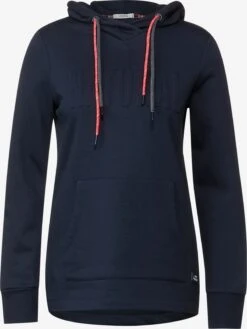 Cecil Hoodies Sweatshirt Dames Nachtblauw