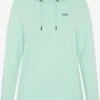 Hoodies Sweatshirt Dames Mintgroen -Schmuddelwedda Winkel 52b5d6471157795fd149babca0cb36b6