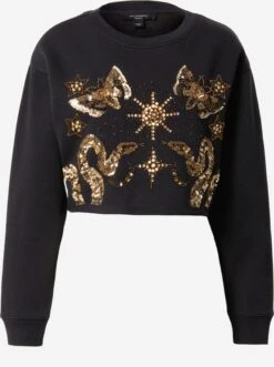 Schmuddelwedda Winkel 42 AllSaints Sweatshirts Sweatshirt MARINA Dames Zwart