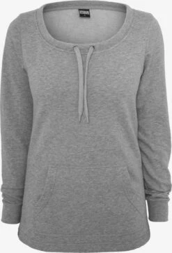 URBAN CLASSICS Sweatshirts Sweatshirt Dames Grijs GemĂȘleerd