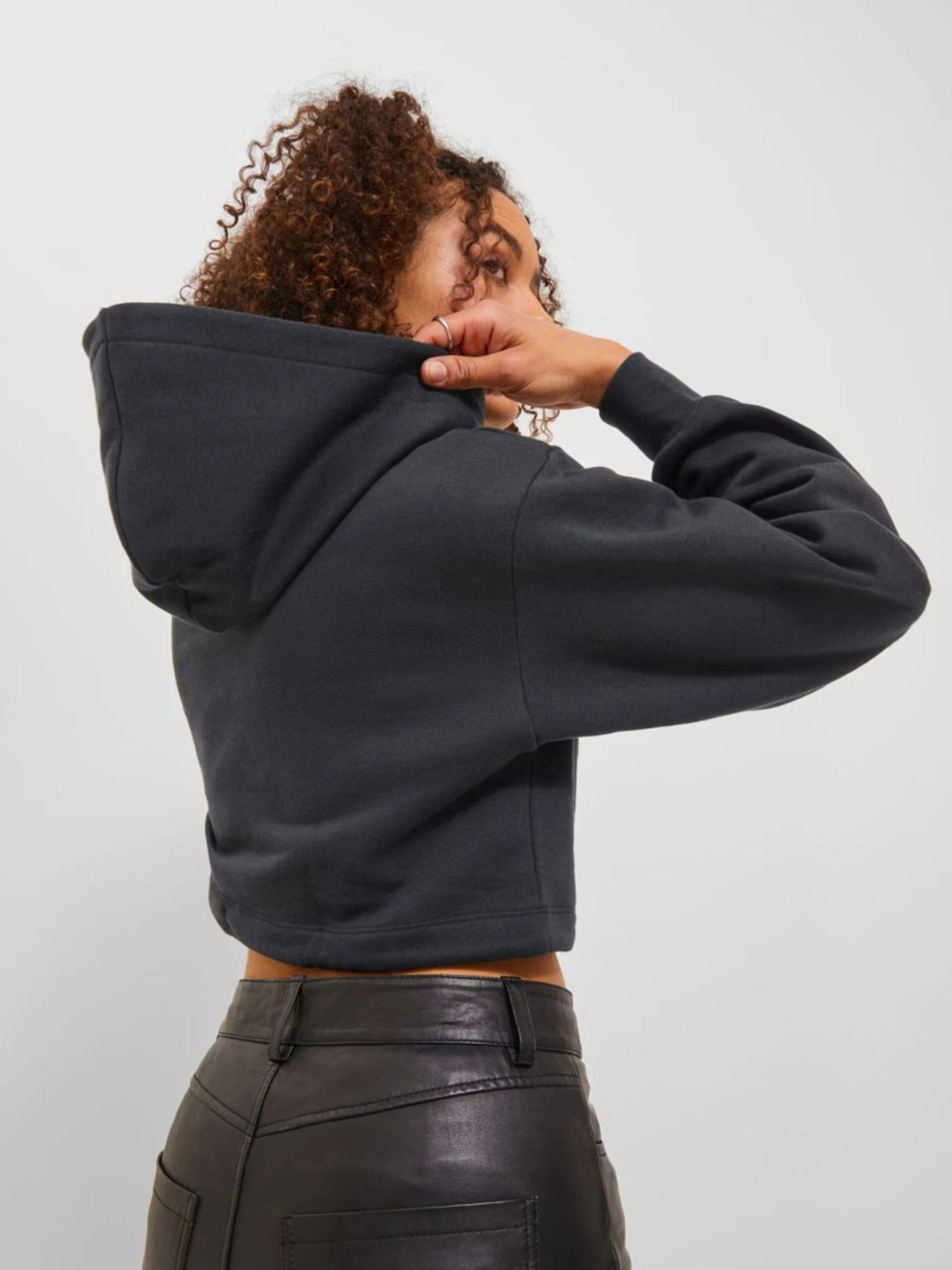 JJXX Hoodies Sweatshirt Ally Dames Grafiet 8 JJXX Hoodies Sweatshirt Ally Dames Grafiet - Afbeelding 6