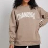 NA-KD Sweatshirts Sweatshirt Dames Lichtbruin