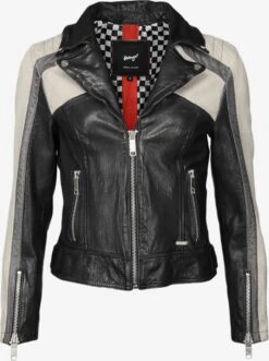 Maze Leren Jassen Tussenjas Colusa Dames Zwart