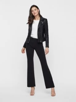 Y.A.S Leren Jassen Tussenjas Sophie Dames Zwart -Schmuddelwedda Winkel 584ec201cf3cb70d2fd242e93056cb5f