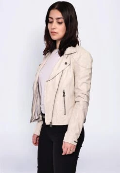 Maze Leren Jassen Tussenjas Ibiza Dames Wit -Schmuddelwedda Winkel 5c29126785e41268d5b701a57f507f78