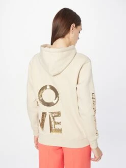 Hoodies Sweatshirt Dorea Dames Beige -Schmuddelwedda Winkel 5d70de9ca7443868f79b2ed2a219f561