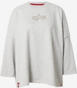 Alpha Industries Sweatshirts Sweatshirt Crystal Dames Grijs Gemêleerd