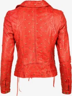 Maze Leren Jassen Tussenjas Heart Dames Rood -Schmuddelwedda Winkel 6bcecaefd723d42251523877aae473ff