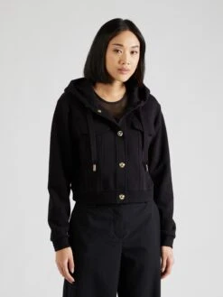 MICHAEL Michael Kors Outdoor Jassen Fleece Jas Dames Zwart -Schmuddelwedda Winkel 6cd6bf05272d63404134e774ffedd486