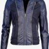 Maze Leren Jassen Tussenjas Gaia Dames Blauw -Schmuddelwedda Winkel 6cea8ed3ffc1f595c9bd7a0b41d31022