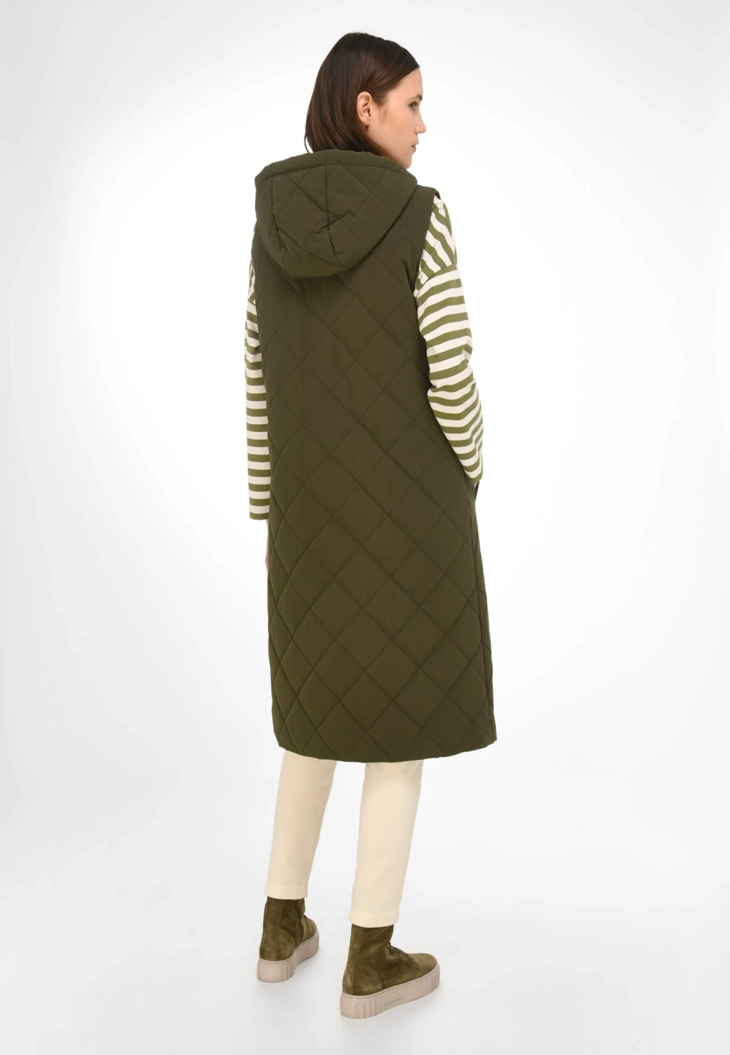 Bodywarmers Bodywarmer Dames Kaki / Olijfgroen 6 Bodywarmers Bodywarmer Dames Kaki / Olijfgroen - Afbeelding 4