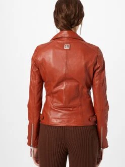 Freaky Nation Leren Jassen Tussenjas Dames Kastanjebruin -Schmuddelwedda Winkel 6e6711deebc77f7afffa4eb42a09e5cf