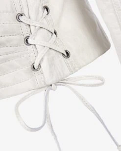 Maze Leren Jassen Tussenjas Ibiza Dames Wit -Schmuddelwedda Winkel 6e9a5c332c3450a935f66b90501a3f1a