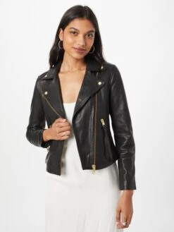 AllSaints Leren Jassen Tussenjas DALBY Dames Zwart 11 AllSaints Leren Jassen Tussenjas DALBY Dames Zwart -Schmuddelwedda Winkel 6eb22977273f724a33c9f00bcd786bec