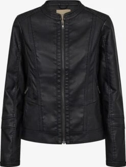 Soyaconcept Leren Jassen Tussenjas GUNILLA 6 Dames Zwart