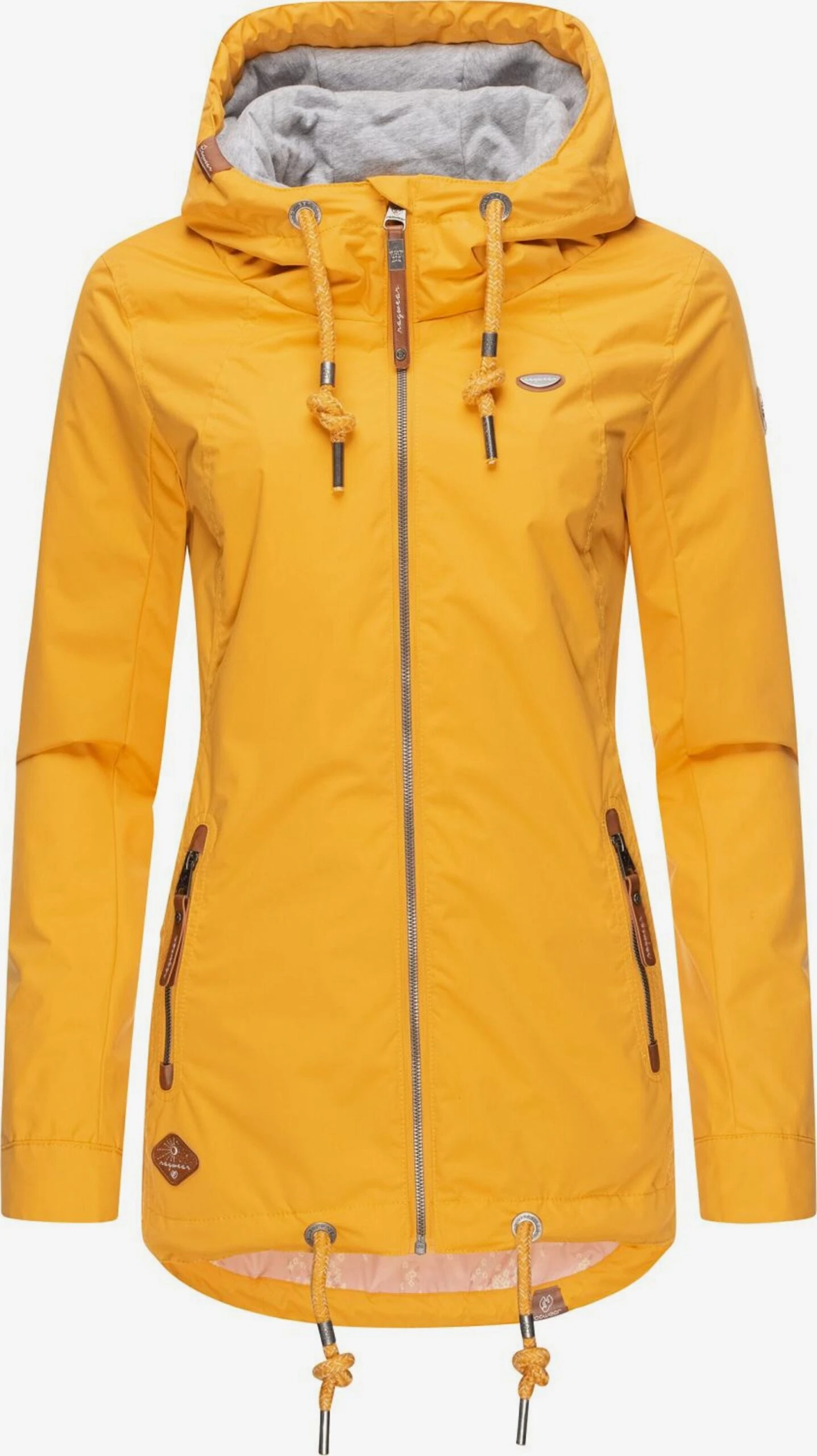 Ragwear Outdoor Jassen Functionele Jas Zuzka Dames Geel 6 Ragwear Outdoor Jassen Functionele Jas Zuzka Dames Geel - Afbeelding 4