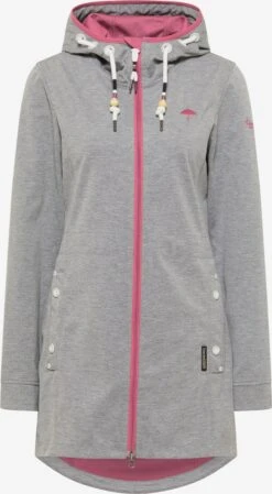 Schmuddelwedda Outdoor Jassen Functionele Jas Kianna Dames Grijs Gemêleerd