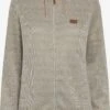 OXMO Outdoor Jassen Fleece Jas Pebbles Dames Beige -Schmuddelwedda Winkel 7090166b2cc202434024120d549440fd